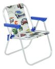 Cadeira De Praia Infantil Em Alumínio Branca Hot Wheels