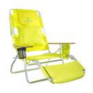 Cadeira de praia Ostrich Deluxe 3 em 1 com abertura facial em alumínio