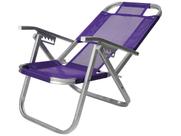 Cadeira de Praia Reclinável Alta Ipanema Roxa CAD0394 Botafogo