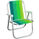 Cadeira De Praia Varanda Alta Standart Em Alumínio Cores - Cad0047 - Botafogo