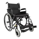 Cadeira de rodas aço dobrável até 120 kg d400 dellamed