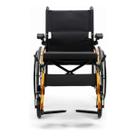 Cadeira de rodas acolchoada dellamed d600 t44 aço dobravel ate 120kg