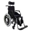 Cadeira de Rodas Agile Jaguaribe Reclinável Preta 44cm Cadeira de Rodas Agile Jaguaribe Reclinável Preta 44cm