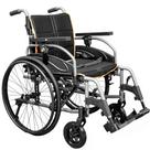 Cadeira de Rodas Aluminio Dobravel Assento 46cm Suporta Ate 150kg