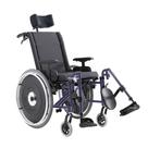 Cadeira de Rodas AVD Alumínio Reclinável 38 CM Azul Marinho - Ortobras