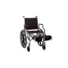 Cadeira de Rodas com Elevação de Perna Cinza 40CM - Carone