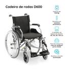 Cadeira de Rodas Dellamed D600 44cm