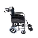 Cadeira de Rodas Idoso Alumínio Dobrável 100kg Ortopédica Freio Apoio Pé Resistente Geriátrica Super Leve Conforto Resistente Adulto Assento 46cm Larg