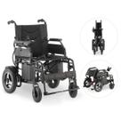 Cadeira de Rodas Motorizada Eletrica Dobrável D800 até 120 kg Aço Carbono Dellamed