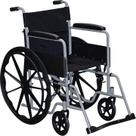 Cadeira De Rodas Pro8000 46cm Em Aco Ate 110kg Procirurgica Cinza