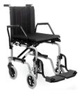 Cadeira De Rodas Transit 50cm Nylon 130kg Aço Carbono Cds