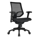 Cadeira de trabalho WorkPro série 1000 ergonômica em malha com encosto médio