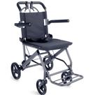 Cadeira de Transporte Aço Carbono até 100kg Cinto Pélvico Assento 44cm