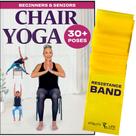Cadeira de Yoga para Idosos e Iniciantes - Com Banda e 30 Poses