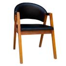 Cadeira Decorativa Antonela Veludo Preto - Montanaris Decor Cadeira Decorativa Antonela Veludo Preto - Montanaris Decor