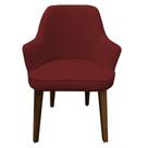 Cadeira Decorativa Lara Suede Vinho - Dominic Decor Cadeira Decorativa Lara Suede Vinho - Dominic Decor