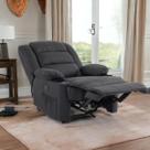 Cadeira do Papai Reclinavel Elétrica Porto Korin Premium Preto