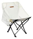 Cadeira Dobrável De Camping Pesca Premium Bege Com Bolso Cadeira Dobrável De Camping Pesca Premium Bege Com Bolso
