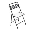 Cadeira Dobravel Millenium Preta Metalnew