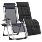 Cadeira dobrável MoniBloom Stable Outdoor Lounge azul 150 kg