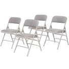 Cadeira dobrável National Public Seating 2302 Deluxe Grey
