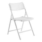 Cadeira dobrável National Public Seating NPS Airflex White, pacote com 4