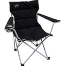 Cadeira Dobrável Nautika Boni com Assento e Encosto Estofado Preto Ideal para Camping e Praia, Prática e Leve, Perfeita para Acampamento Cadeira Dobrável Nautika Boni com Assento e Encosto Estofado Preto Ideal para Camping e Praia, Prática e Leve, Perfeita para Acampamento