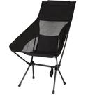 Cadeira dobrável ultraleve (Preta) com encosto para pesca, acampamento, jardim, praia e churrascos Cadeira dobrável ultraleve (Preta) com encosto para pesca, acampamento, jardim, praia e churrascos