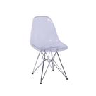 Cadeira Eames Base Cromada Incolor Cadeira Eames Base Cromada Incolor