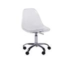 Cadeira Eames com Rodízios Incolor
