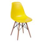 Cadeira Eames Eiffel Base Madeira - Amarelo Cadeira Eames Eiffel Base Madeira - Amarelo
