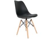 Cadeira Eames Saarinen Leda Preta Cadeira Eames Saarinen Leda Preta