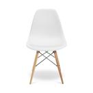 Cadeira Eiffel Charles Eames Madeira Sala de Jantar Branca