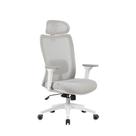 Cadeira Elements Ergonômica Escritório Astra Pro V2 Cinza e Branca