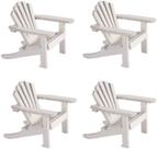 Cadeira em miniatura Gute Bote Wood Adirondack Wedding Cake Topper