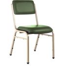 Cadeira Empilhável Para Auditórios Linha Hotel Smart Verde