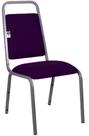 Cadeira Empilhável para Hotelaria Linha Hotel Fremon Roxo Cadeira Empilhável para Hotelaria Linha Hotel Fremon Roxo