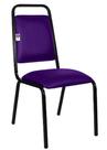 Cadeira Empilhável para Hotelaria Linha Hotel Fremon Roxo Cadeira Empilhável para Hotelaria Linha Hotel Fremon Roxo