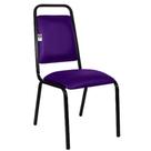 Cadeira Empilhável Para Hotelaria Linha Hotel Fremon Roxo Cadeira Empilhável Para Hotelaria Linha Hotel Fremon Roxo