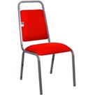 Cadeira Empilhável Para Hotelaria Linha Hotel Fremon Vermelho Cadeira Empilhável Para Hotelaria Linha Hotel Fremon Vermelho