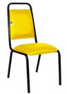 Cadeira Empilhável para Hotelaria Linha Hotel Fremont Amarelo Cadeira Empilhável para Hotelaria Linha Hotel Fremont Amarelo