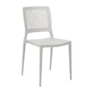 Cadeira Empilhável Vênus Cinza Claro em Polipropileno Acrilys