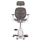 Cadeira Ergonômica Elements Health Egea Cinza e Branca Cadeira Ergonômica Elements Health Egea Cinza e Branca