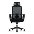 Cadeira Ergonômica Escritório Ergo Basic Giratória com Encosto Reclinável 120, Suporte Lombar e Apoio de Cabeça 2D GK8 BH