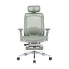 Cadeira Ergonômica Escritório Icon Plus Tela Fechada Apoio de Cabeça Ajustável Regulagem Lombar Braços 360 Apoio de Pés Altura Regulável NR17