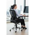 Cadeira Ergonômica Escritório: Lombar Ajustável e Mesh Respi