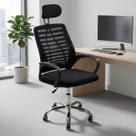 Cadeira Ergonômica Mesh Escritório com Rodízios e Altura Regulável para Home Office Cadeira Ergonômica Mesh Escritório com Rodízios e Altura Regulável para Home Office