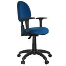 Cadeira Ergonômica NR17 Tecido Azul com Preto - ULTRA Móveis