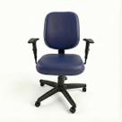 Cadeira Escritório Diretor Slin material sintético Ergonômica NR17 Reclinável Relax Giratória Pistão a Gás Com Rodinhas