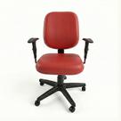Cadeira Escritório Diretor Slin material sintético Ergonômica NR17 Reclinável Relax Giratória Pistão a Gás Com Rodinhas